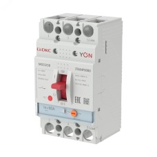 Выключатель автоматический YON MGS125 3P 64-80 A 18 kA