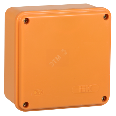 Коробка расп. огн. ПС 100х100х50мм 4P 4мм2 IP44 гл. с. IEK