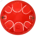 Коробка расп. КМ41025 пол. ст. D=80х40мм пласт. лап. IEK