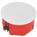 Коробка расп. КМ41025 пол. ст. D=80х40мм пласт. лап. IEK