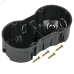 Коробка уст. КМ40007 2-ая тв. ст. 141х70х45мм IEK