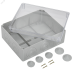 Коробка расп. КМ41275 о/п 240х195х90мм прозр. кр. IP44 IEK