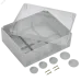 Коробка расп. КМ41275 о/п 240х195х90мм прозр. кр. IP44 IEK