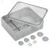 Коробка расп. КМ41276 о/п 240х195х90мм прозр. кр. IP55 IEK