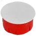 Коробка расп. КМ41007 тв. ст. D=80х40мм IEK