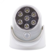 Светильник светодиодный беспроводной на батарейках 4АА не в комплекте с датчиком движения Белый ULK-N21 SENSOR WHITE