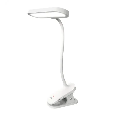 Светильник настольный светодиодный прищепка UЛм-D602 10W/3000-6000K/DIM WHITE Сенсорный выключатель Диммер белый