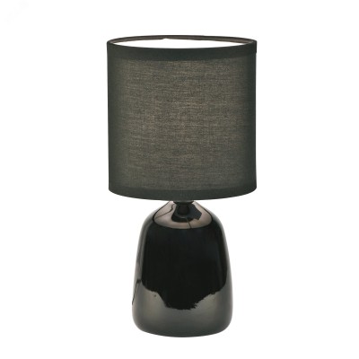 Светильник настольный декоративный под лампу Е14 40W Механический выключатель Черный UML-B305 E14 BLACK