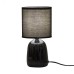 Светильник настольный декоративный под лампу Е14 40W Механический выключатель Черный UML-B305 E14 BLACK