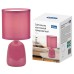 Светильник настольный декоративный под лампу Е14 40W Механический выключатель Розовый ТМ UML-B305 E14 PINK