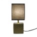 Cветильник настольный декоративный под лампу Е14 40W Механический выключатель Золотой/Черный ТМ UML-B306 E14 GOLD/BLACK