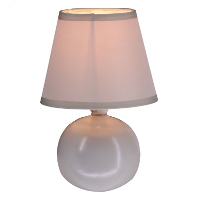 Светильник настольный декоративный под лампу Е14 40W Механический выключатель Серый ТМ UML-B303 E14 GREY