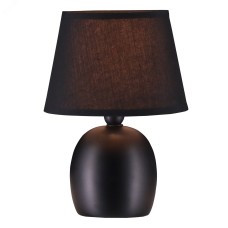 Светильник настольный декоративный под лампу Е14 40W Механический выключатель Черный ТМ UML-B304 E14 BLACK