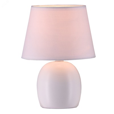 Светильник настольный декоративный под лампу Е14 40W Механический выключатель Белый ТМ UML-B304 E14 WHITE