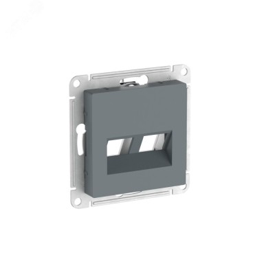 ATLASDESIGN НАКЛАДКА двойная для информационных функций типа Keystone, БАЗАЛЬТ