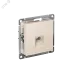 Розетка ATLASDESIGN компьютерная RJ45 механизм бежевый