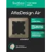 ATLASDESIGN AIR 1-постовая РАМКА, ШАМПАНЬ/дымчатый белый