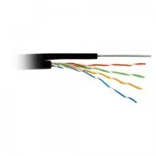 Витая пара U/UTP кат 5e 4х2х0.51 AWG24 Premium с тросом PE OUT