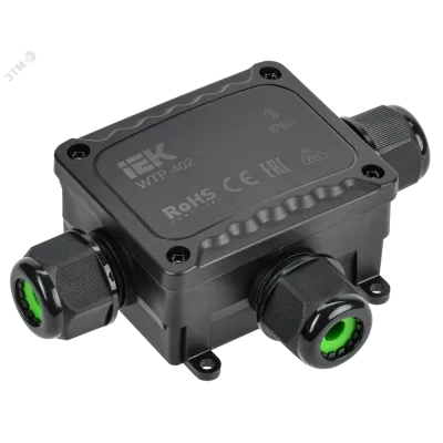 Коробка распред. герметичная WTP-402 3 ввода IP68