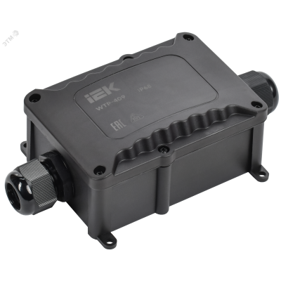 Коробка распределительная герметичная WTP-409 2 ввода IP68 IEK