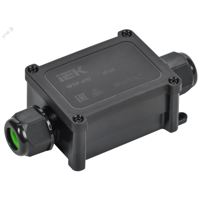 Коробка распределительная герметичная WTP-410 2 ввода IP68 IEK