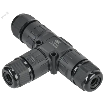 Коннектор кабельный герметичный WTP-106 3 PIN IP68