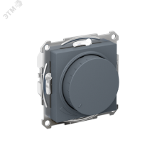 ATLASDESIGN СВЕТОРЕГУЛЯТОР (диммер) повор-нажим, LED, RC, 400Вт, мех., ГРИФЕЛЬ