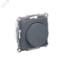 ATLASDESIGN СВЕТОРЕГУЛЯТОР (диммер) повор-нажим, LED, RC, 400Вт, мех., ГРИФЕЛЬ