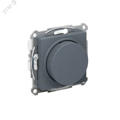 ATLASDESIGN СВЕТОРЕГУЛЯТОР (диммер) повор-нажим, LED, RC, 400Вт, мех., ГРИФЕЛЬ