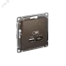 ATLASDESIGN USB РОЗЕТКА A + тип-C 45W высокоскор.заряд. QC, PD, механизм, МОККО