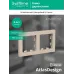 ATLASDESIGN рамка двухпостовая, универсальная, ПЕСОЧНЫЙ