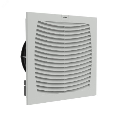 Вентилятор с фильтром ЭМС 200 м3/ч, 115-230В AC, 255х255 мм, IP54