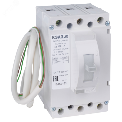 Выключатель автоматический ВА57-31-841110-80А-1200-220DC-УХЛ3-