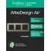 ATLASDESIGN AIR 3-постовая РАМКА, ШАМПАНЬ/дымчатый белый