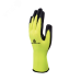 Перчатки полиэстеровые с латексным покрытием VV733 цвет Лимонный/черный размер 9
