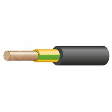 Кабель силовой ВВГнг(А)-LS 1х4 желто-зеленый      100м бухта ТРТС