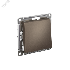 ATLASDESIGN 1-клавишный ВЫКЛЮЧАТЕЛЬ, сх.1, 10АХ, быстрозажимные клеммы, МОККО