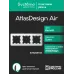 ATLASDESIGN AIR 3-постовая РАМКА, БЕЛЫЙ/дымчатый черный