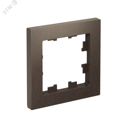 Рамка однопостовая ATLASDESIGN мокко