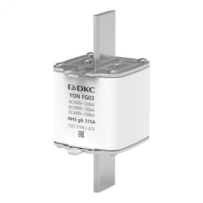 Предохранитель YON ножевого типа FG3 с одинарной индикацией 315А