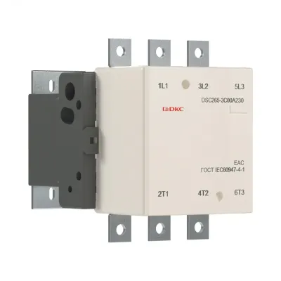 Контактор магнитный 265А 130кВт (AC3) кат 220В AC