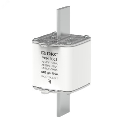 Предохранитель YON ножевого типа FG3 с одинарной индикацией 400А