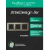 ATLASDESIGN AIR 3-постовая РАМКА, ШАМПАНЬ/дымчатый белый