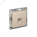 ATLASDESIGN РОЗЕТКА компьютерная RJ45, кат. 6A, механизм, ПЕСОЧНЫЙ