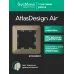 ATLASDESIGN AIR 1-постовая РАМКА, ШАМПАНЬ/дымчатый белый
