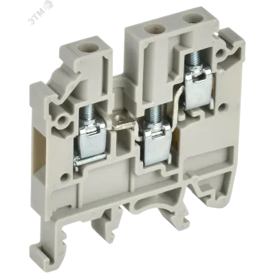 ARMAFIX Клемма винтовая CTS-MC 3 вывода 4мм2 серая IEK