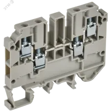 ARMAFIX Клемма винтовая CTS-MC 4 вывода 4мм2 серая IEK