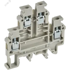 ARMAFIX Клемма винтовая CTS-ML 2 ур. 4мм2 серая IEK