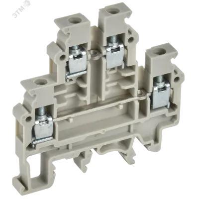 ARMAFIX Клемма винтовая CTS-ML 2 ур. 4мм2 серая IEK