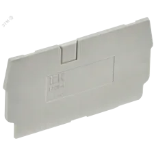 Заглушка для CP 4мм2 серая IEK